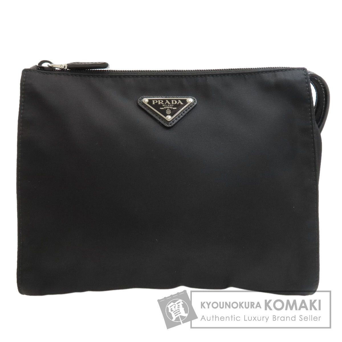PRADA Logo Hardware Accessory pouch Nylon Ladies [Used]