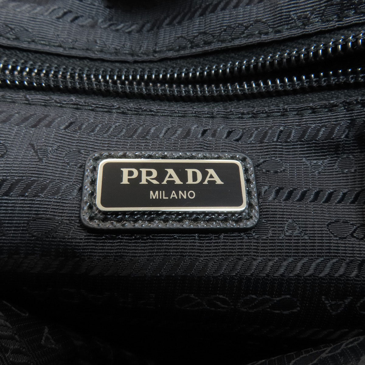 PRADA Logo Hardware Accessory pouch Nylon Ladies [Used]