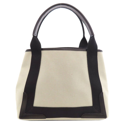 BALENCIAGA 339933 NAVY CABAS Handbag Canvas Ladies [Used]