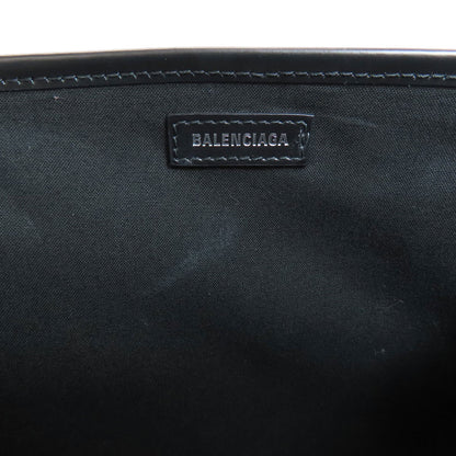 BALENCIAGA 339933 NAVY CABAS Handbag Canvas Ladies [Used]