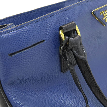 PRADA Triangle 2WAY Tote Bag Safiano Ladies [Used]