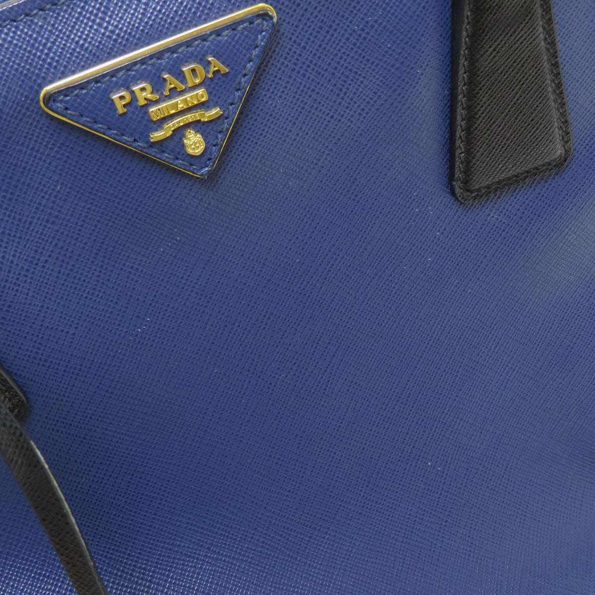 PRADA Triangle 2WAY Tote Bag Safiano Ladies [Used]