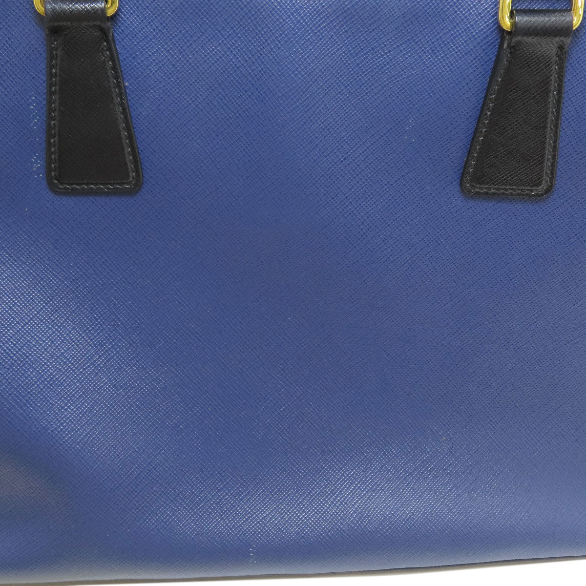 PRADA Triangle 2WAY Tote Bag Safiano Ladies [Used]