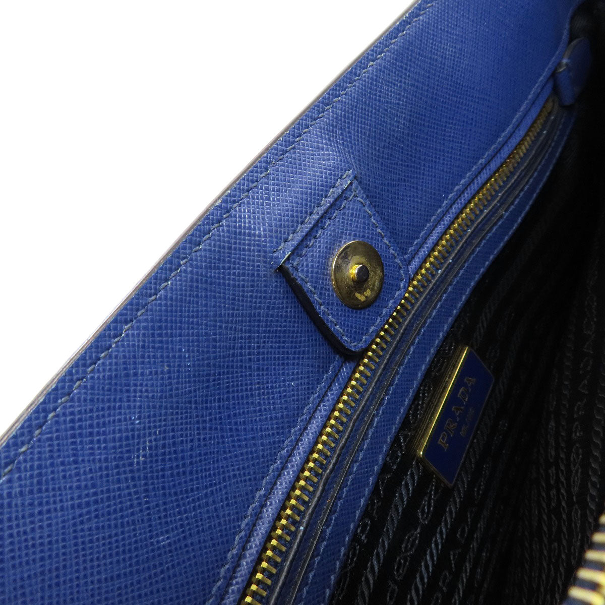 PRADA Triangle 2WAY Tote Bag Safiano Ladies [Used]