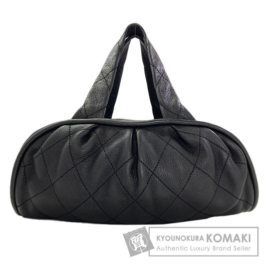 CHANEL Le Marais Bowler Mini Boston Quilted Bag (SilverHardware) Boston bag Calf Ladies [Used]