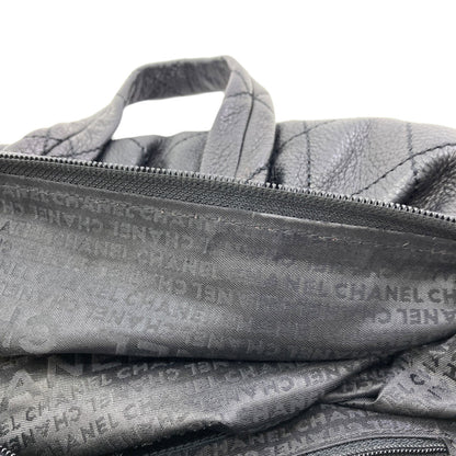 CHANEL Le Marais Bowler Mini Boston Quilted Bag (SilverHardware) Boston bag Calf Ladies [Used]