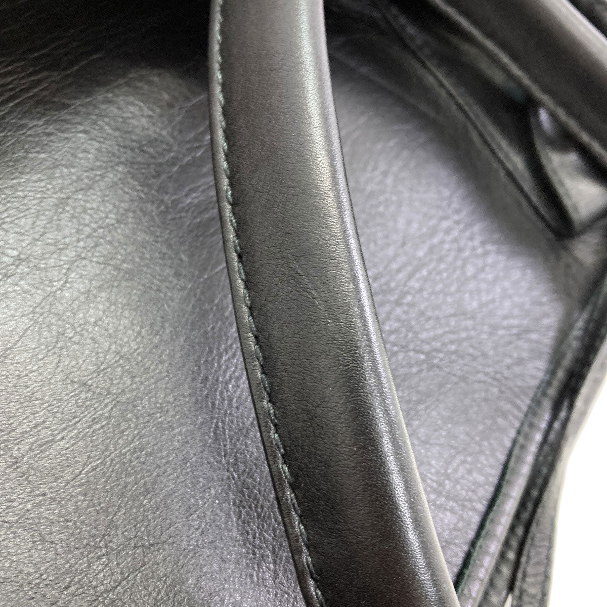 BALENCIAGA 339933 NAVY CABAS Handbag Calf Ladies [Used]