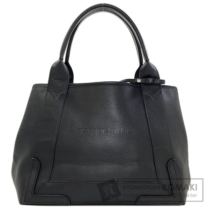 BALENCIAGA 339933 NAVY CABAS Handbag Calf Ladies [Used]