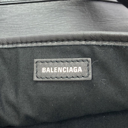 BALENCIAGA 339933 NAVY CABAS Handbag Calf Ladies [Used]