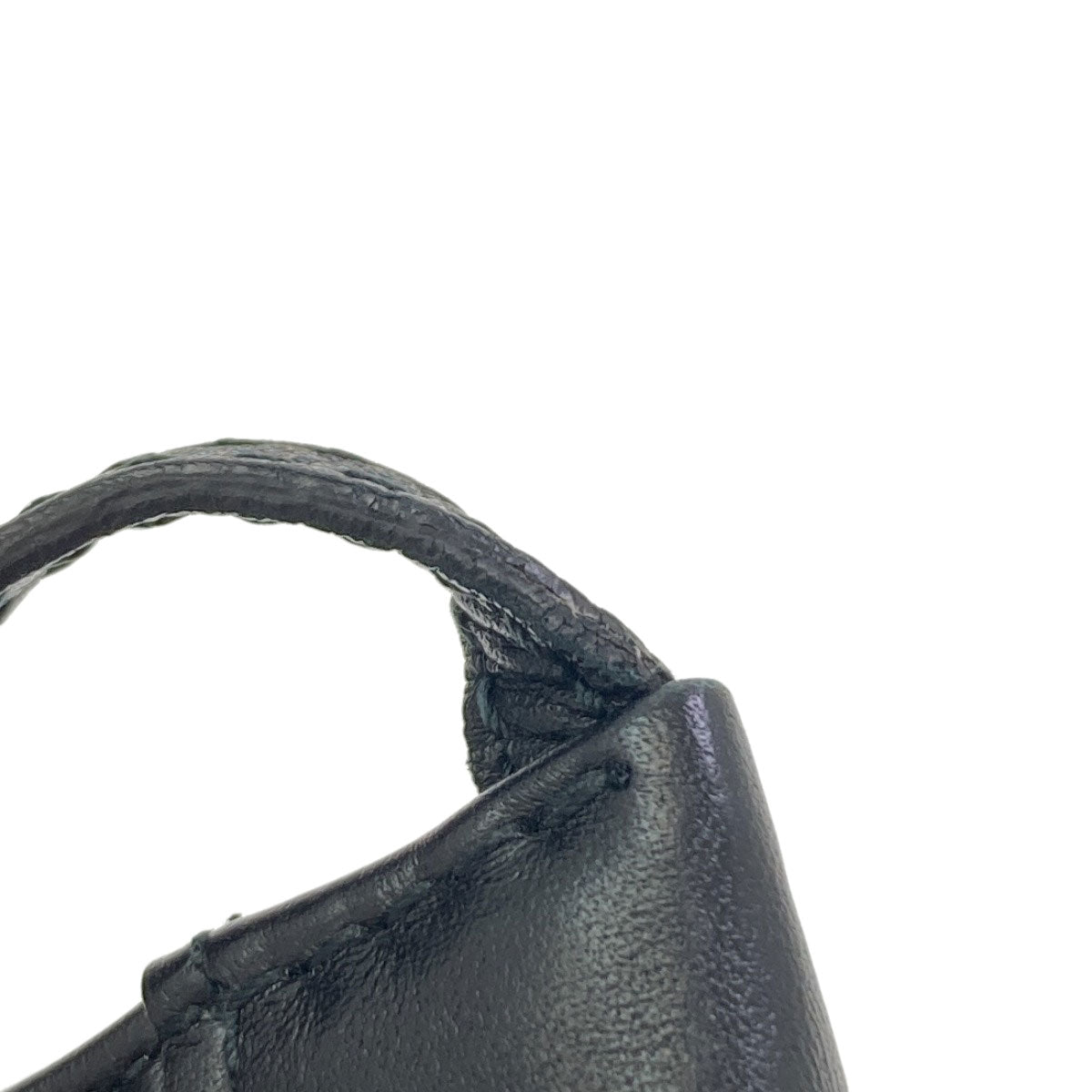 BALENCIAGA 339933 NAVY CABAS Handbag Calf Ladies [Used]