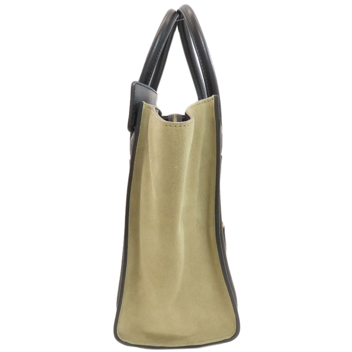 CELINE Luggage micro Handbag Calf CanvasLadies [Used]