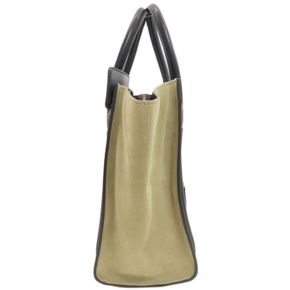 CELINE Luggage micro Handbag Calf CanvasLadies [Used]