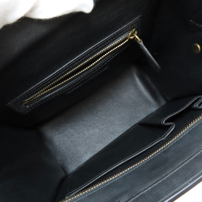 CELINE Luggage micro Handbag Calf CanvasLadies [Used]