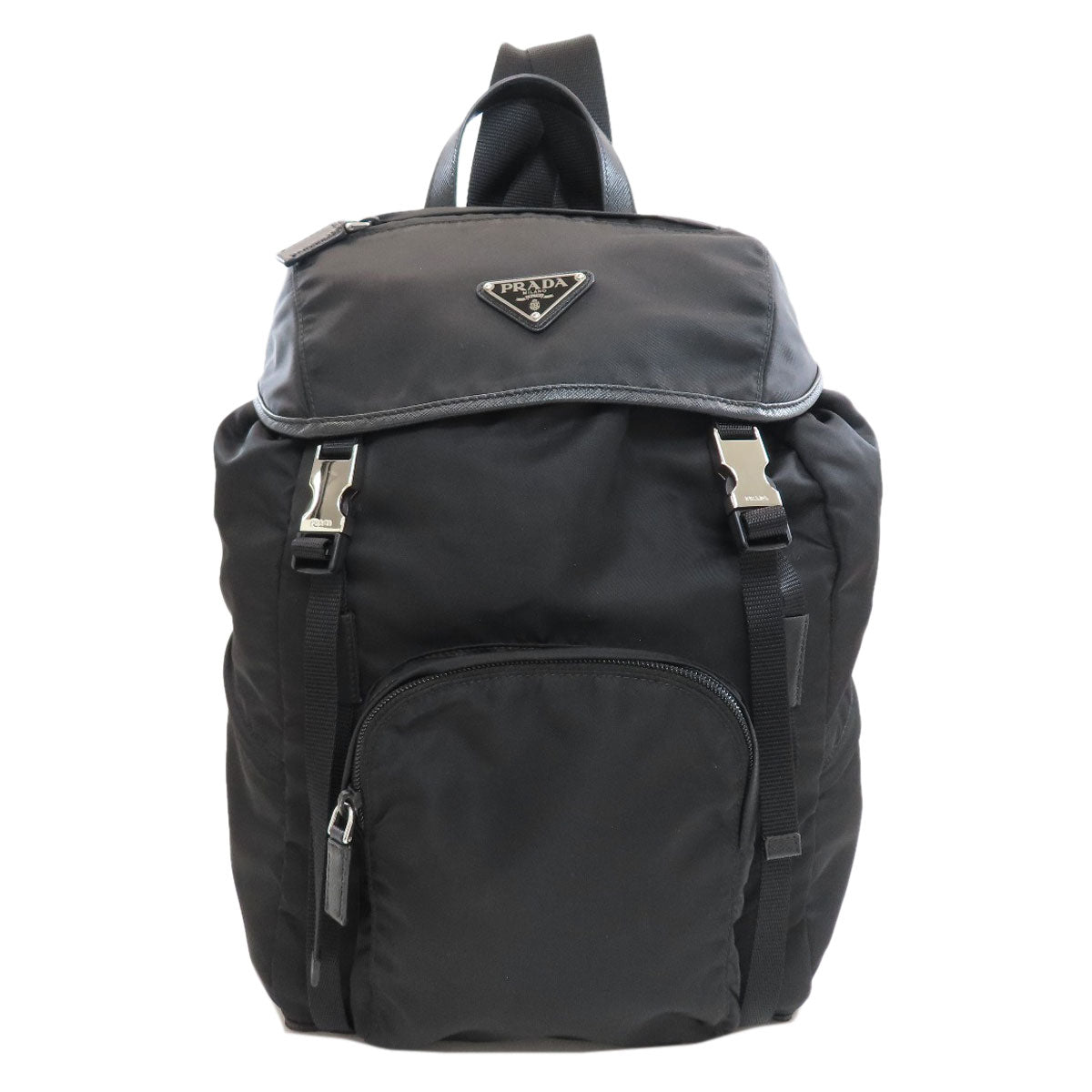PRADA Logo Hardware Backpack Â· Daypack Nylon Ladies [Used]