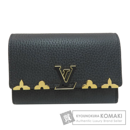 LOUIS VUITTON M82764 Portefeiulle ・ Capsines compact Bifold Wallet with Coin Pocket Taurillon Clemence Ladies [Used]