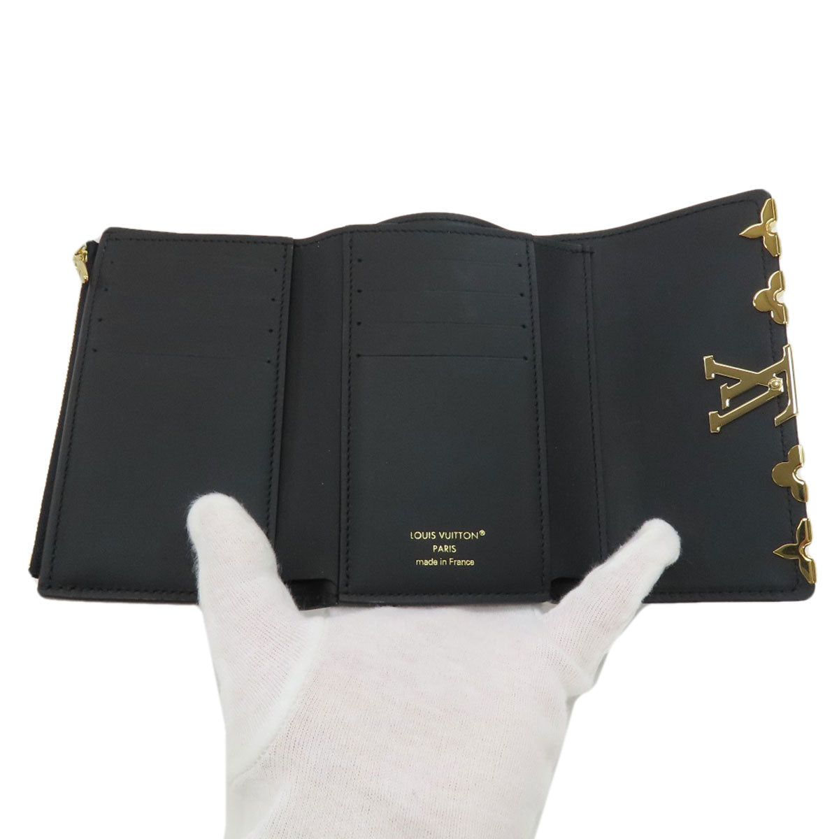 LOUIS VUITTON M82764 Portefeiulle ・ Capsines compact Bifold Wallet with Coin Pocket Taurillon Clemence Ladies [Used]