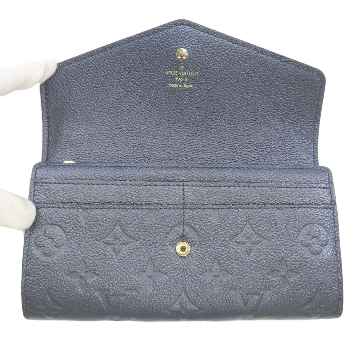 LOUIS VUITTON Empreinte Sara NM Long wallet (with coin pocket) Empreinte Ladies [Used]