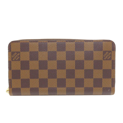 LOUIS VUITTON N41661 Zippy wallet Long wallet (with coin pocket) Damier canvas Ladies [Used]