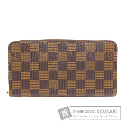 LOUIS VUITTON N41661 Zippy wallet Long wallet (with coin pocket) Damier canvas Ladies [Used]
