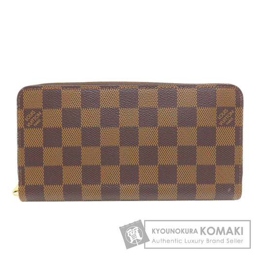 LOUIS VUITTON N41661 Zippy wallet Long wallet (with coin pocket) Damier canvas Ladies [Used]