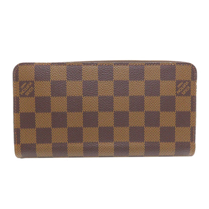 LOUIS VUITTON N41661 Zippy wallet Long wallet (with coin pocket) Damier canvas Ladies [Used]