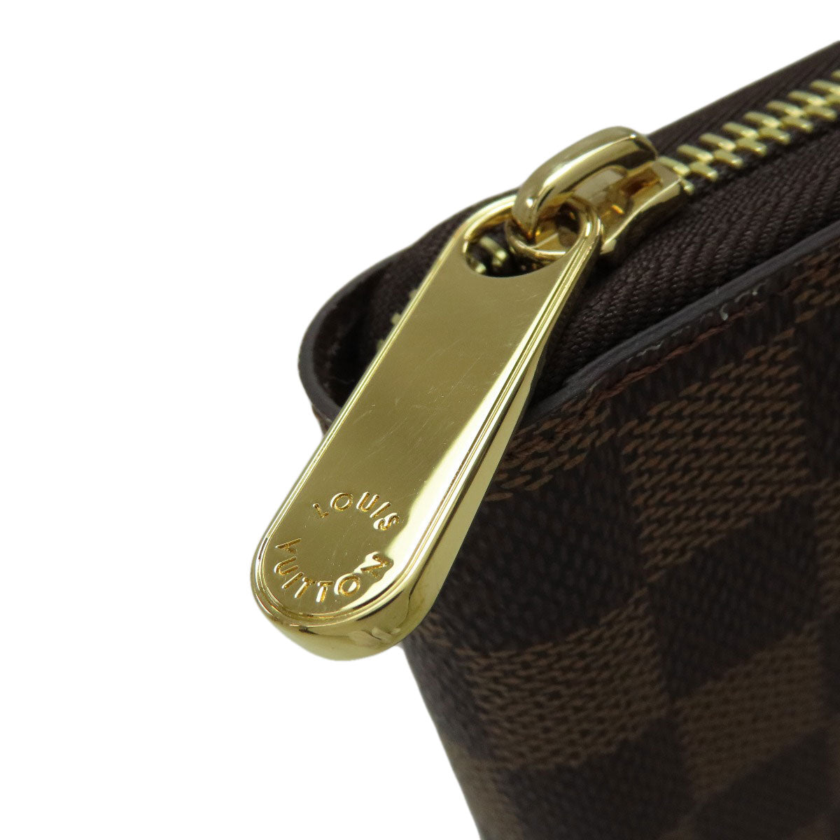 LOUIS VUITTON N41661 Zippy wallet Long wallet (with coin pocket) Damier canvas Ladies [Used]