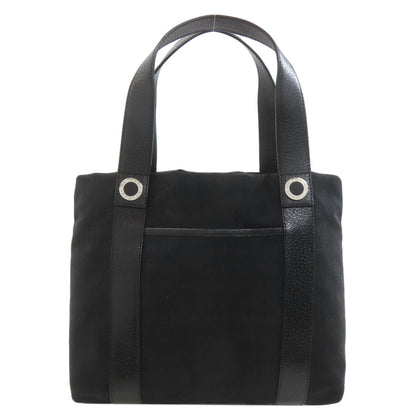 BVLGARI Logo mania Tote Bag Canvas LeatherLadies [Used]