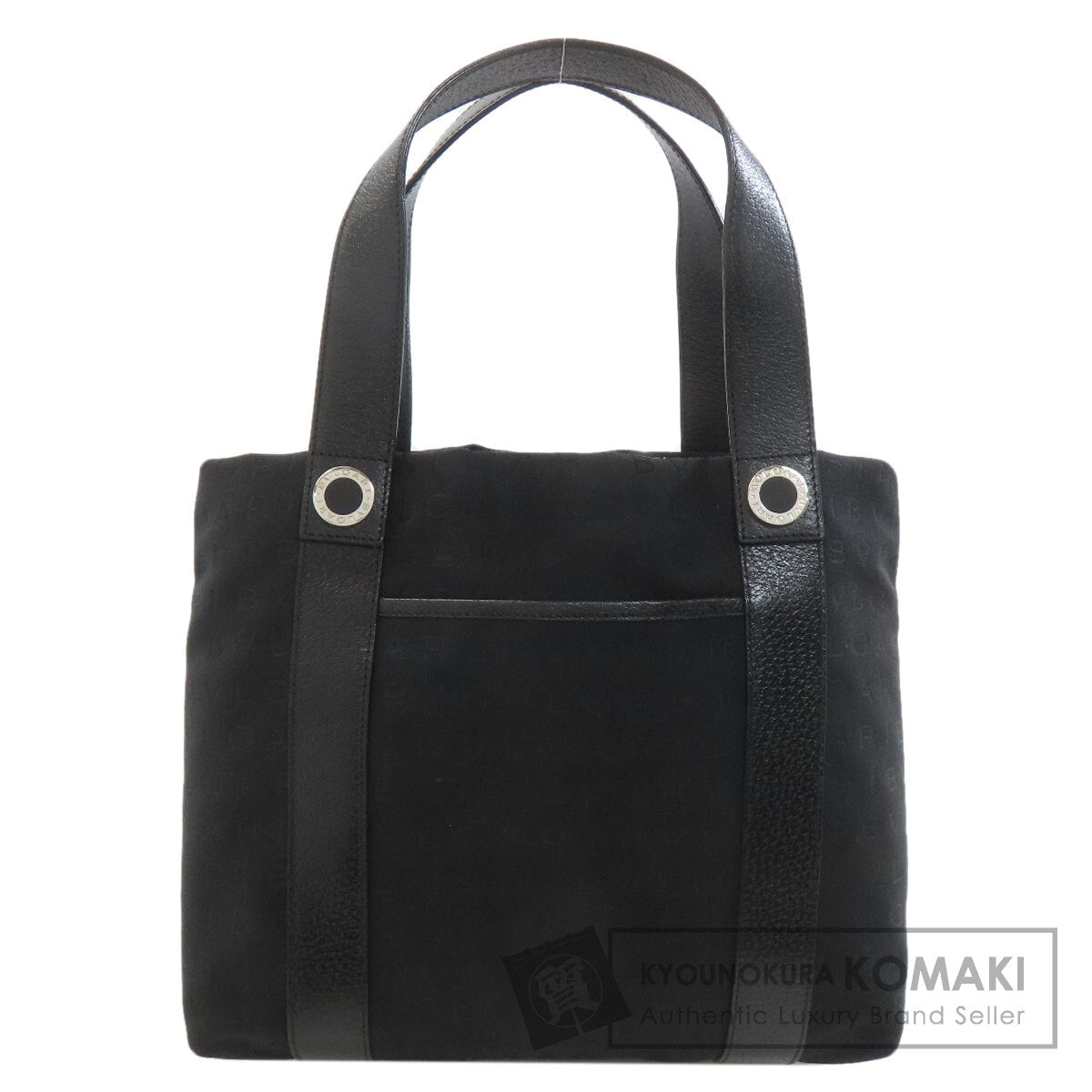 BVLGARI Logo mania Tote Bag Canvas LeatherLadies [Used]