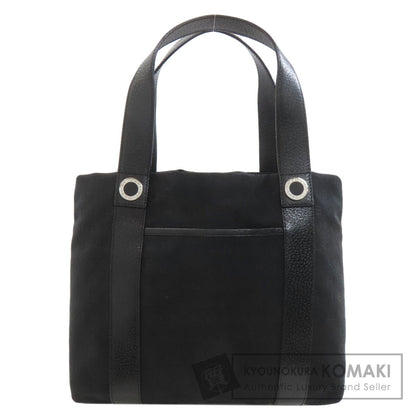 BVLGARI Logo mania Tote Bag Canvas LeatherLadies [Used]