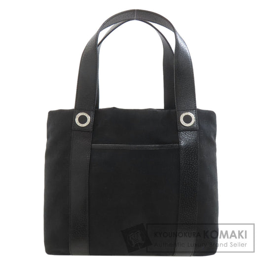 BVLGARI Logo mania Tote Bag Canvas LeatherLadies [Used]