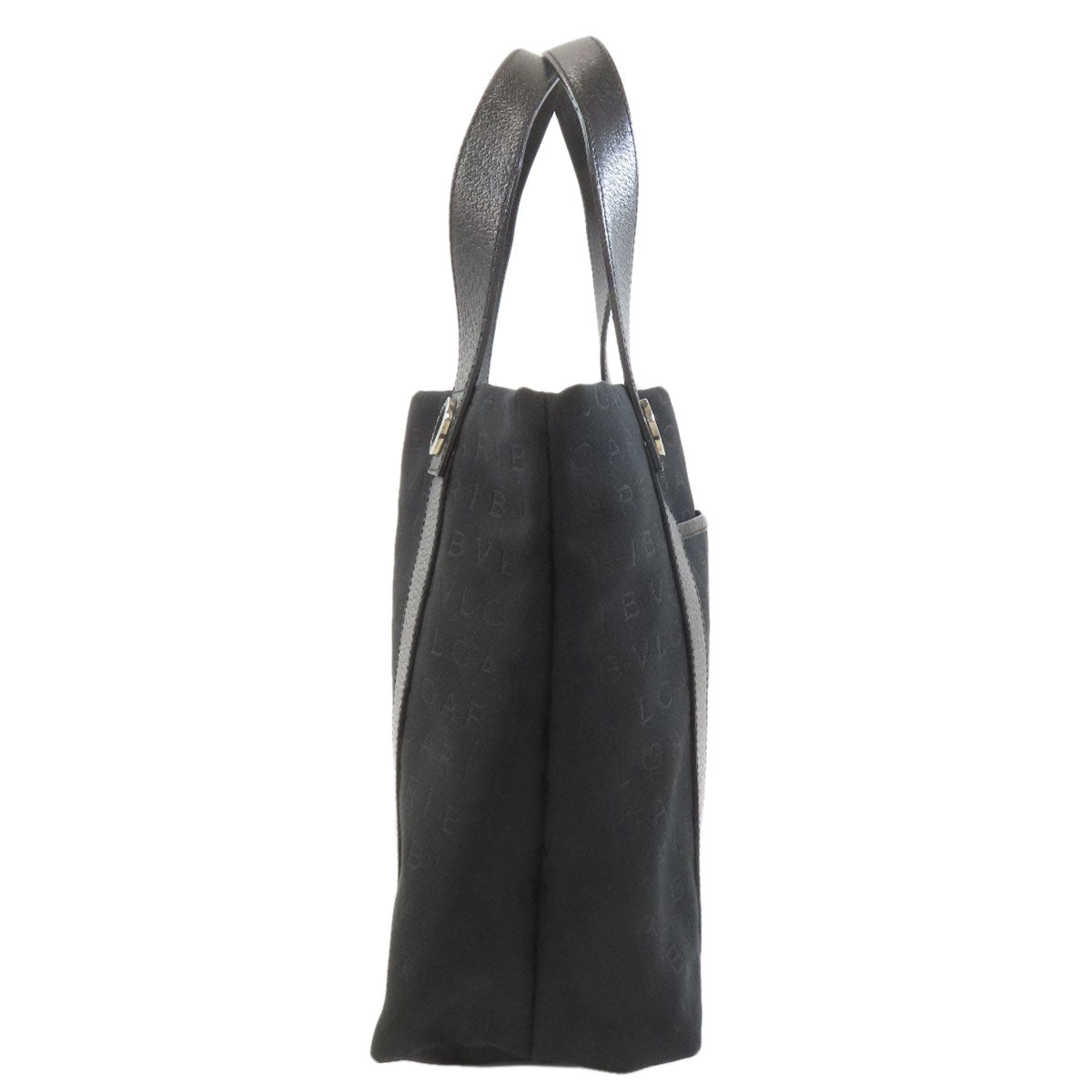 BVLGARI Logo mania Tote Bag Canvas LeatherLadies [Used]