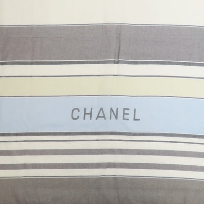 CHANEL Large Square Summer Stole Stall Cotton Ladies [Used]
