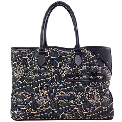 Berluti Toujours Scritto Arabesque Tote Bag Canvas Ladies [Used]