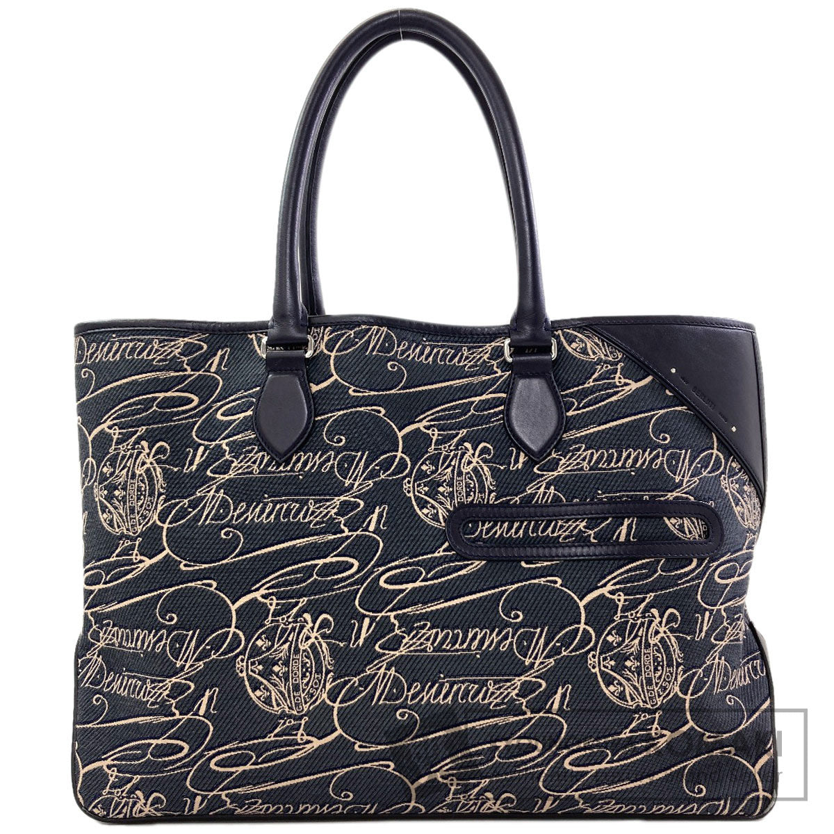 Berluti Toujours Scritto Arabesque Tote Bag Canvas Ladies [Used]