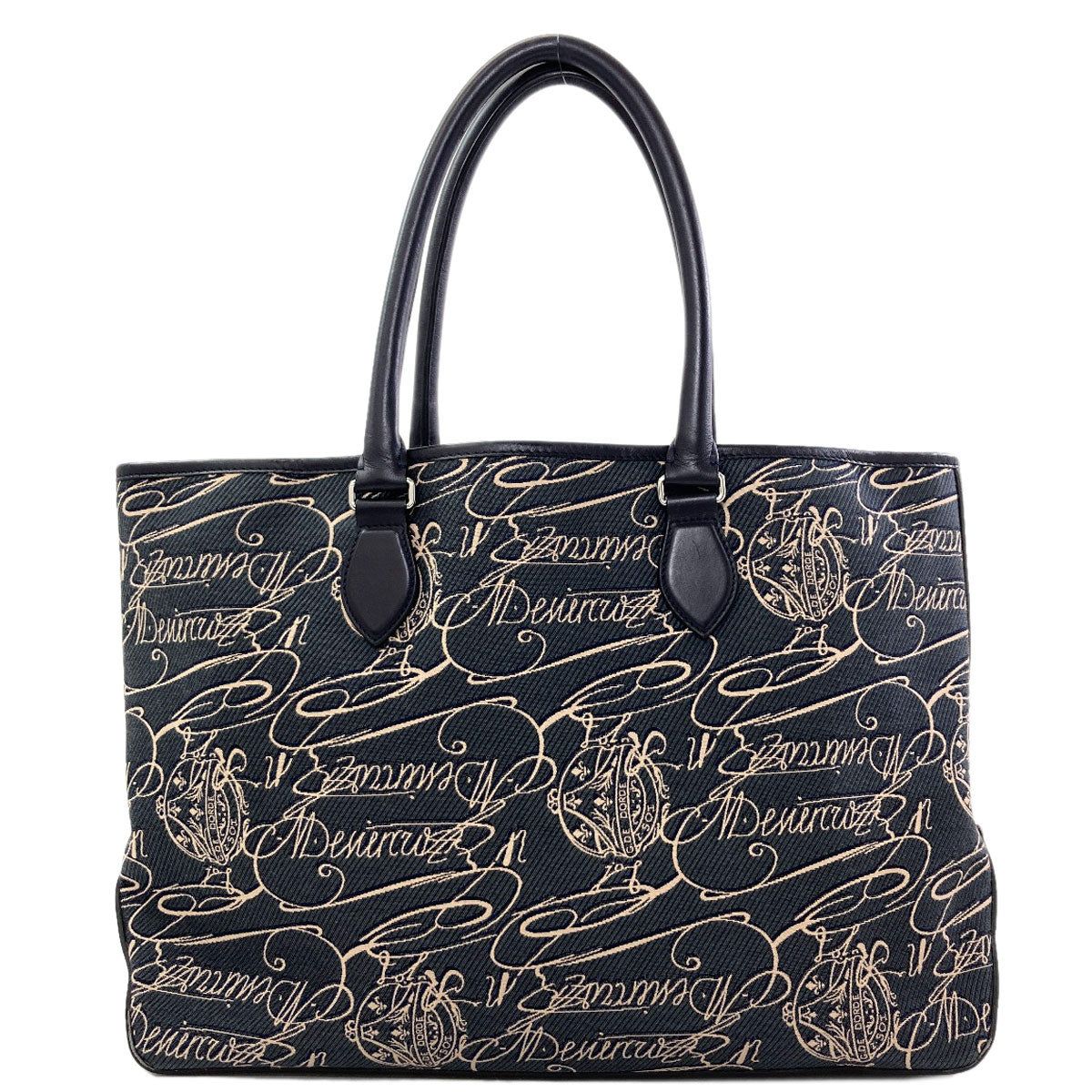 Berluti Toujours Scritto Arabesque Tote Bag Canvas Ladies [Used]