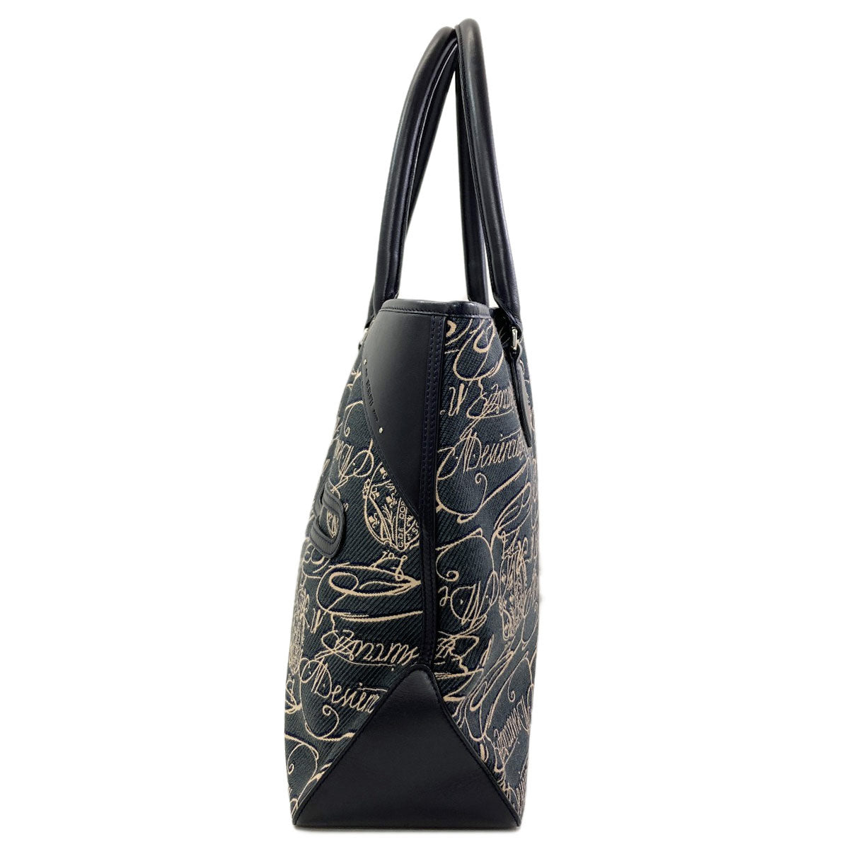 Berluti Toujours Scritto Arabesque Tote Bag Canvas Ladies [Used]
