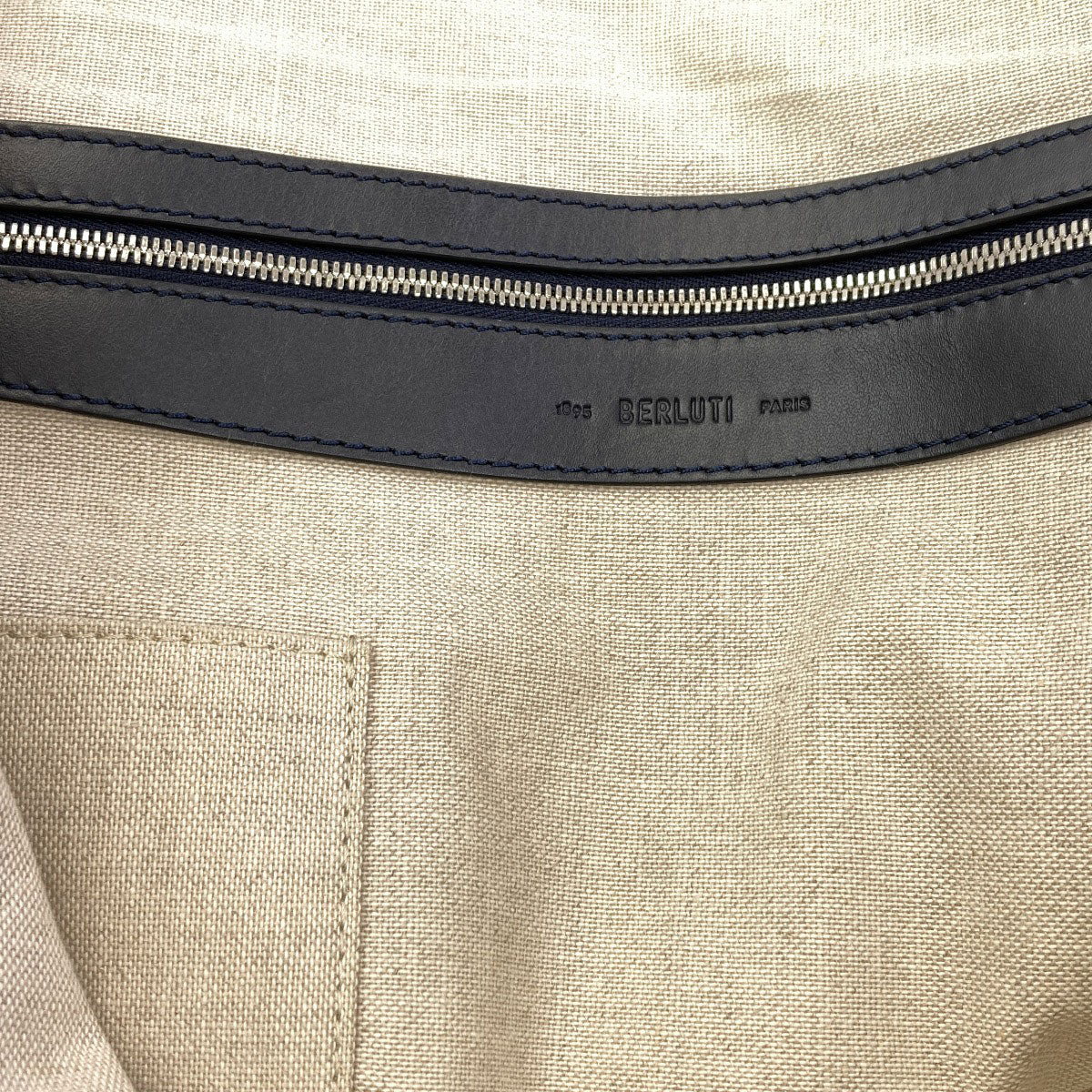 Berluti Toujours Scritto Arabesque Tote Bag Canvas Ladies [Used]