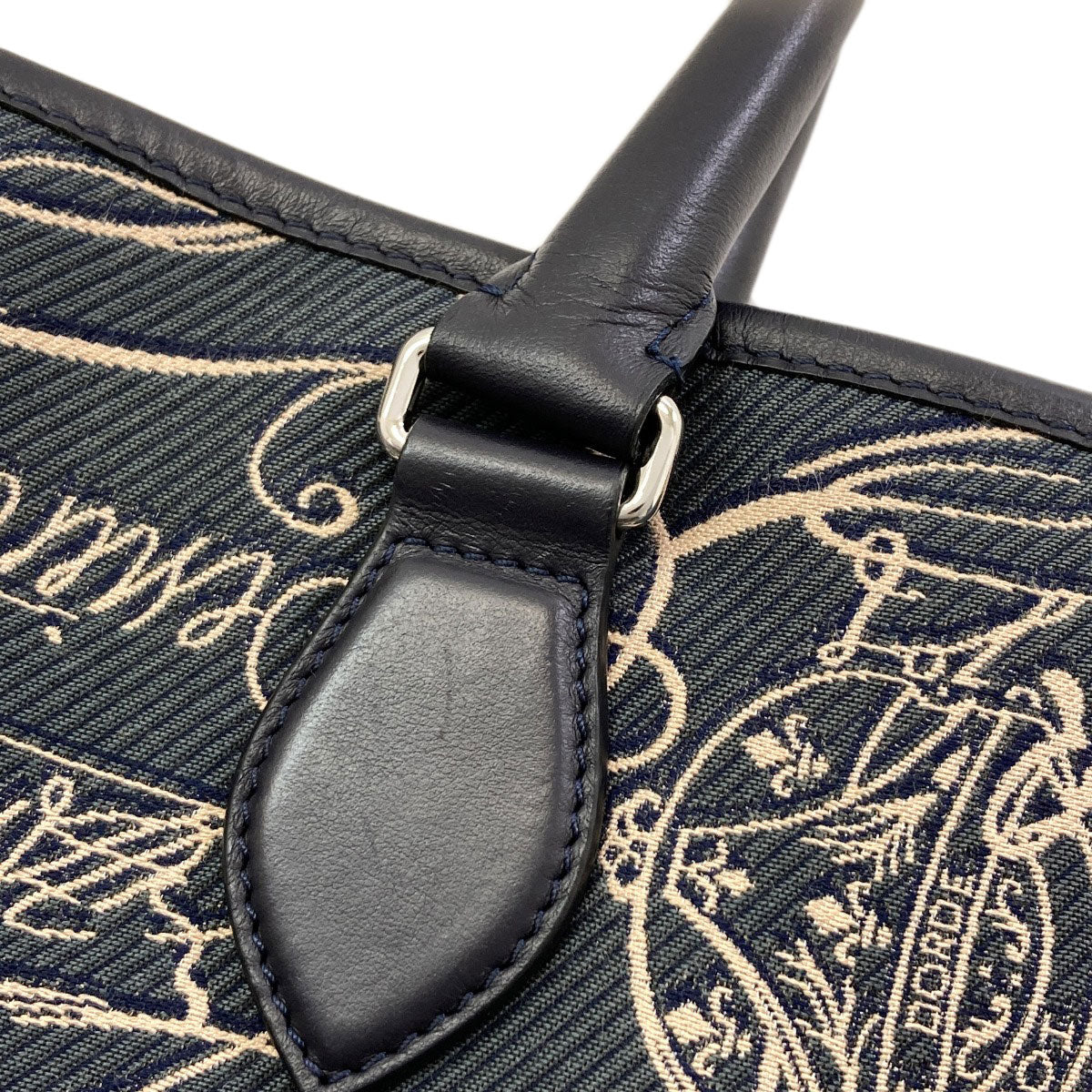 Berluti Toujours Scritto Arabesque Tote Bag Canvas Ladies [Used]
