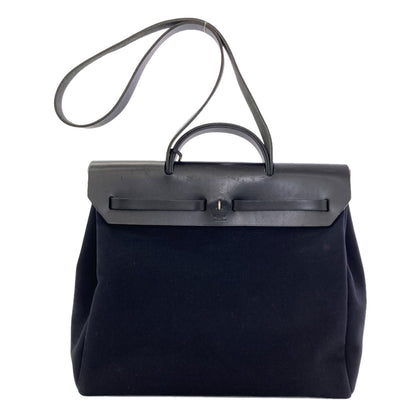 HERMES Ailebag MM SilverHardware Handbag Towar Officche Ladies [Used]