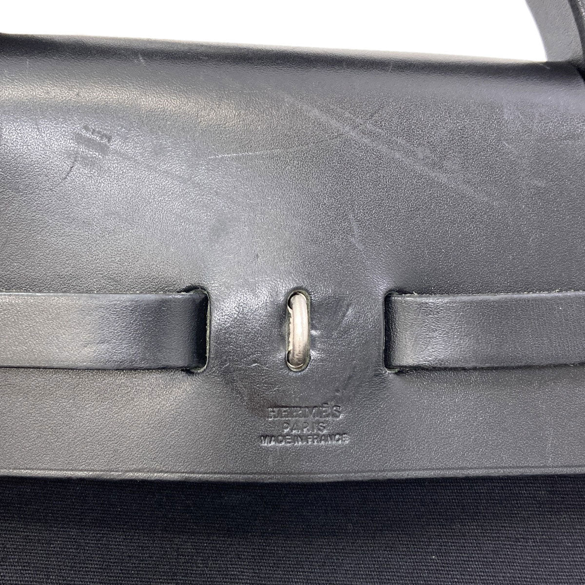 HERMES Ailebag MM SilverHardware Handbag Towar Officche Ladies [Used]