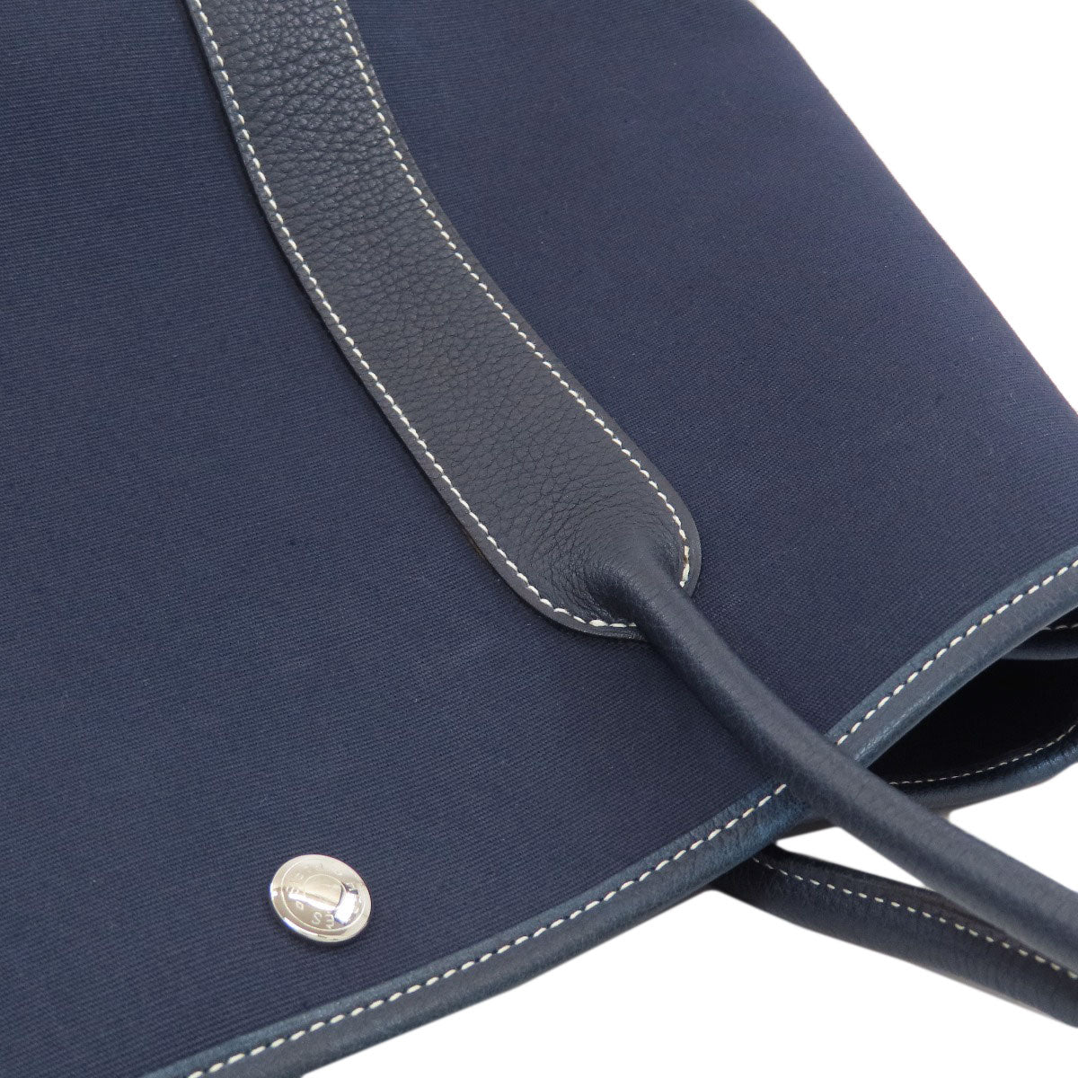 HERMES Garden Party PM Silver Hardware Handbag Towar Officche Ladies [Used]