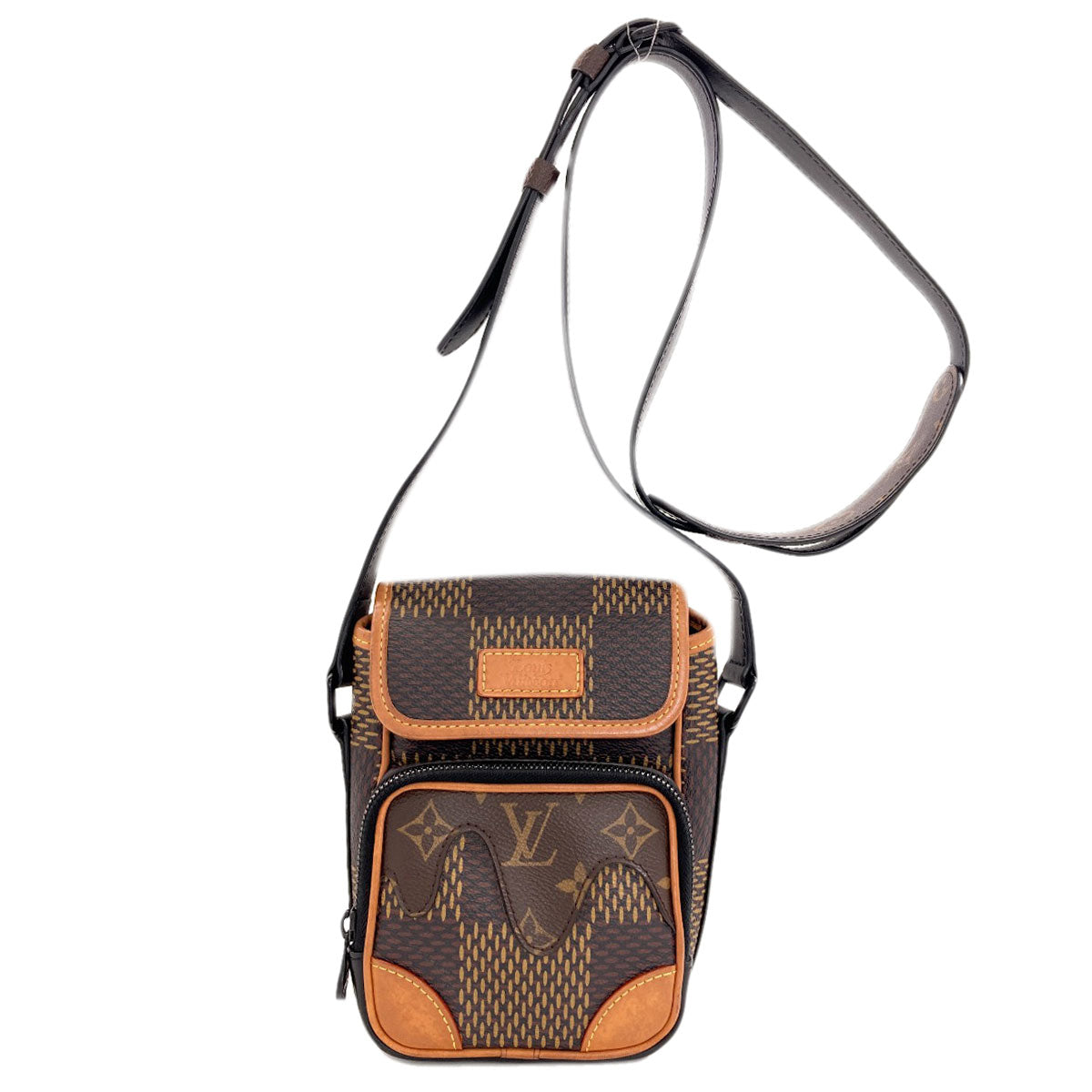 LOUIS VUITTON N40357 Amazon Messenger NIGO Collaboration Shoulder Bag Monogram canvas Damier GiantLadies [Used]