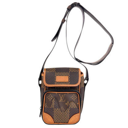 LOUIS VUITTON N40357 Amazon Messenger NIGO Collaboration Shoulder Bag Monogram canvas Damier GiantLadies [Used]