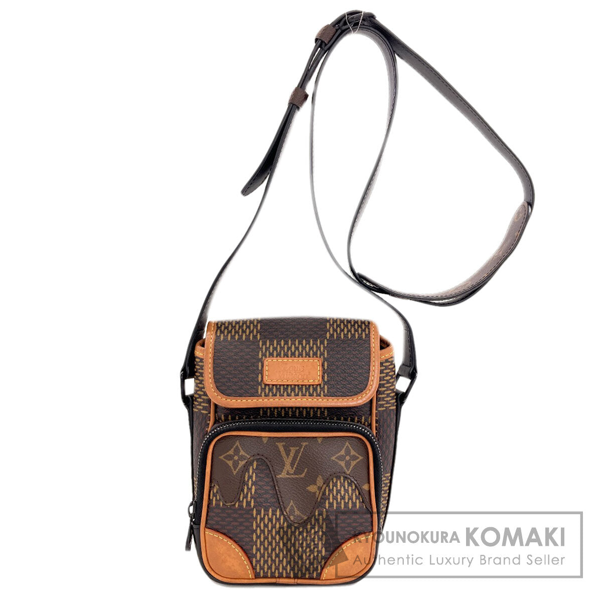 LOUIS VUITTON N40357 Amazon Messenger NIGO Collaboration Shoulder Bag Monogram canvas Damier GiantLadies [Used]