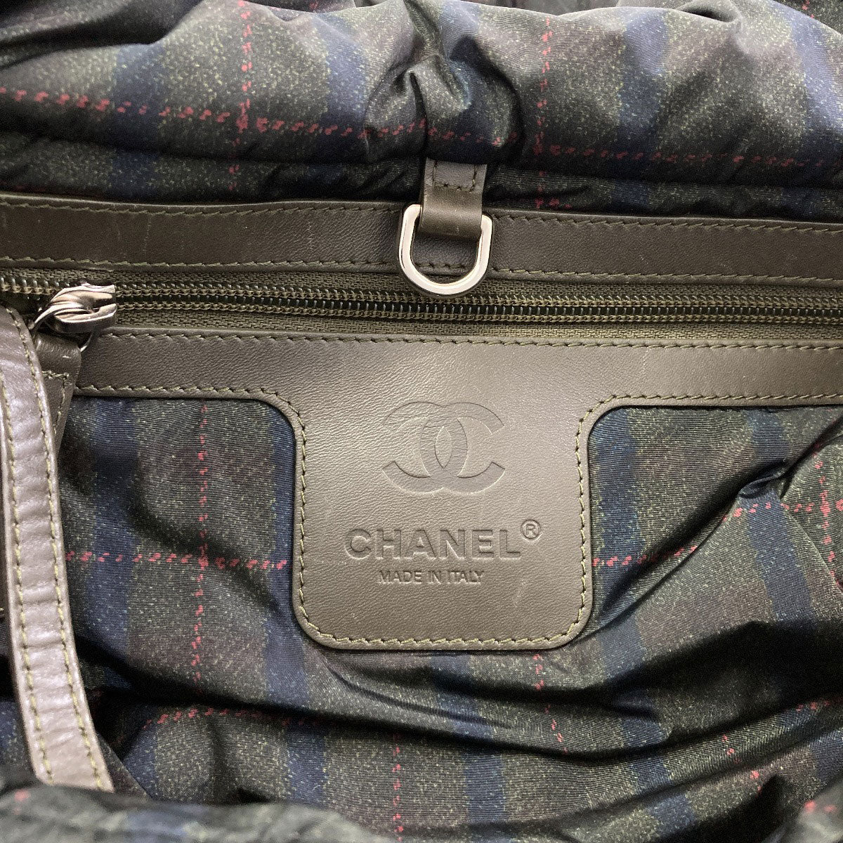 CHANEL Coco Cocoon SilverHardware Reversible Handbag Nylon Ladies [Used]