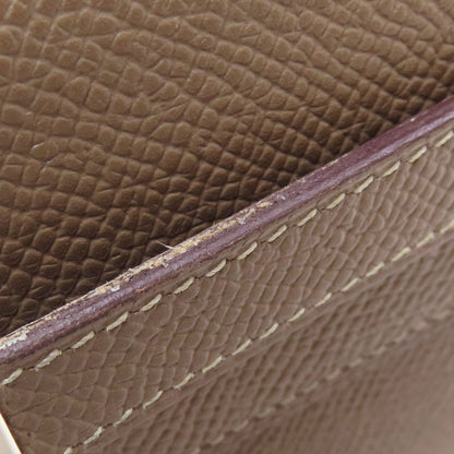HERMES Kelly Wallet Long Etoupe SilverHardware Long wallet (with coin pocket) Epsom Ladies [Used]