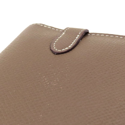 HERMES Kelly Wallet Long Etoupe SilverHardware Long wallet (with coin pocket) Epsom Ladies [Used]