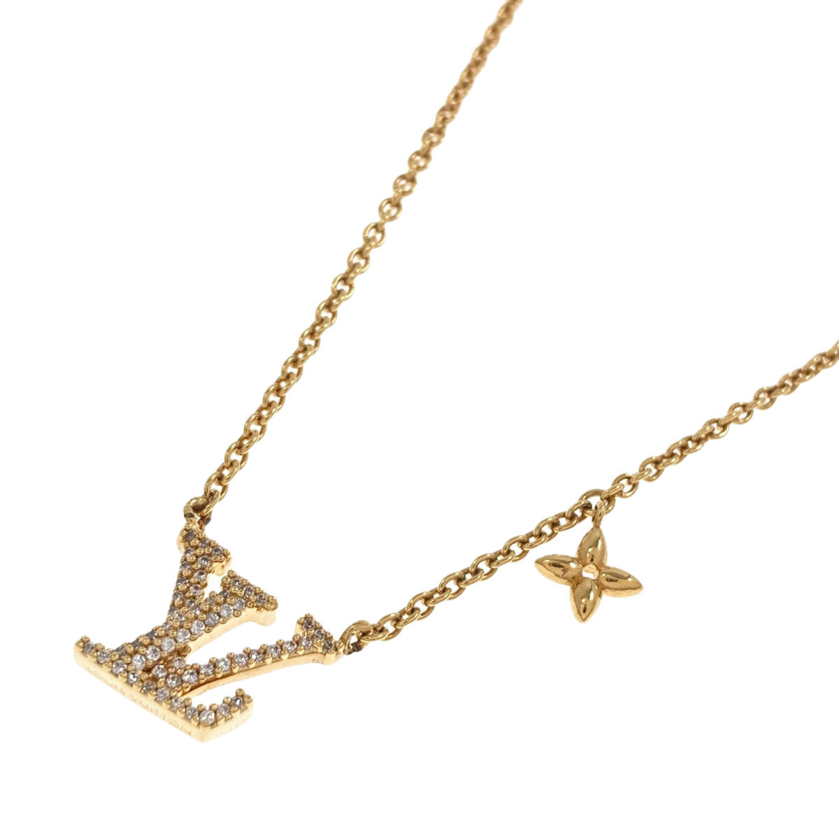 LOUIS VUITTON M00596 Necklace・LV Iconic Necklace Gold Plated Ladies [Used]