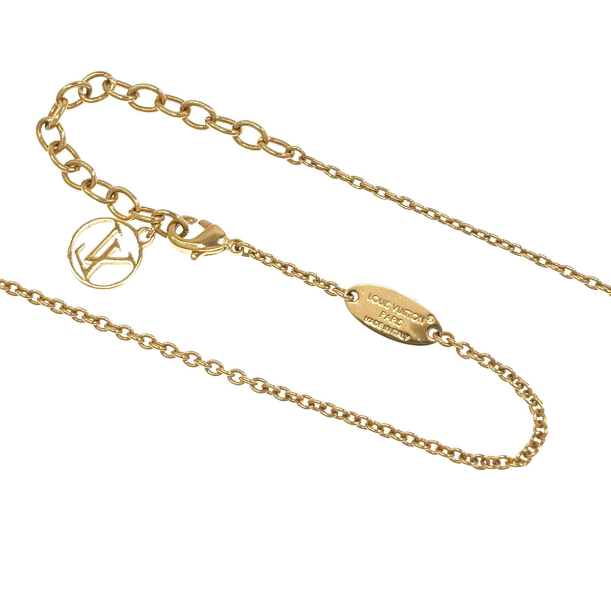 LOUIS VUITTON M00596 Necklace・LV Iconic Necklace Gold Plated Ladies [Used]
