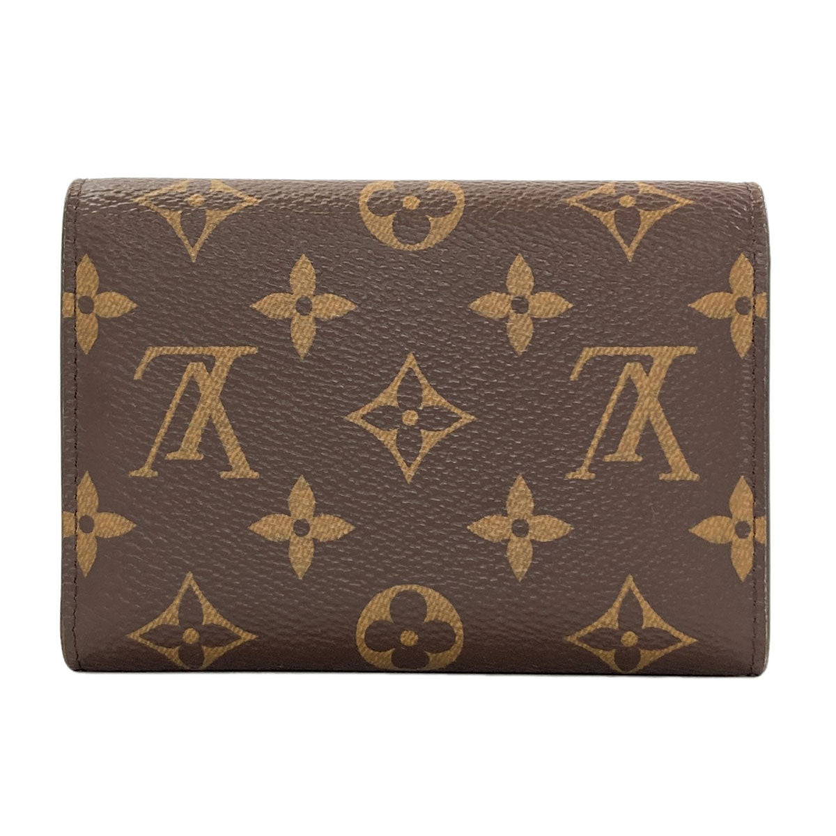 LOUIS VUITTON M67504 Portefeiulle Flower Compact Tri-fold wallet (with Coin Pocket) Monogram canvas Ladies [Used]